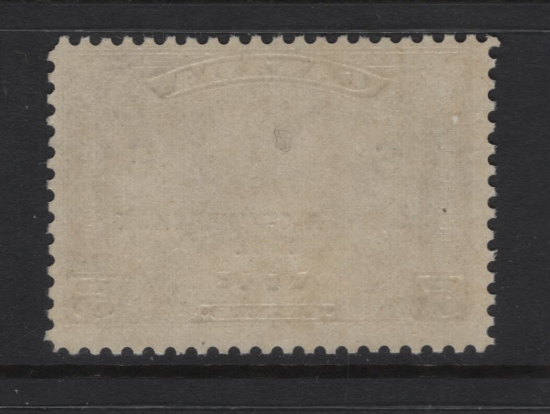 Canada #C4 6c on 5c Olive Brown Mercury With Scroll & Globe, 1932 Airmail Issue, A FNH Single, Paper BABN-EE, Showing Extra Island Between Greenland & Baffin Island