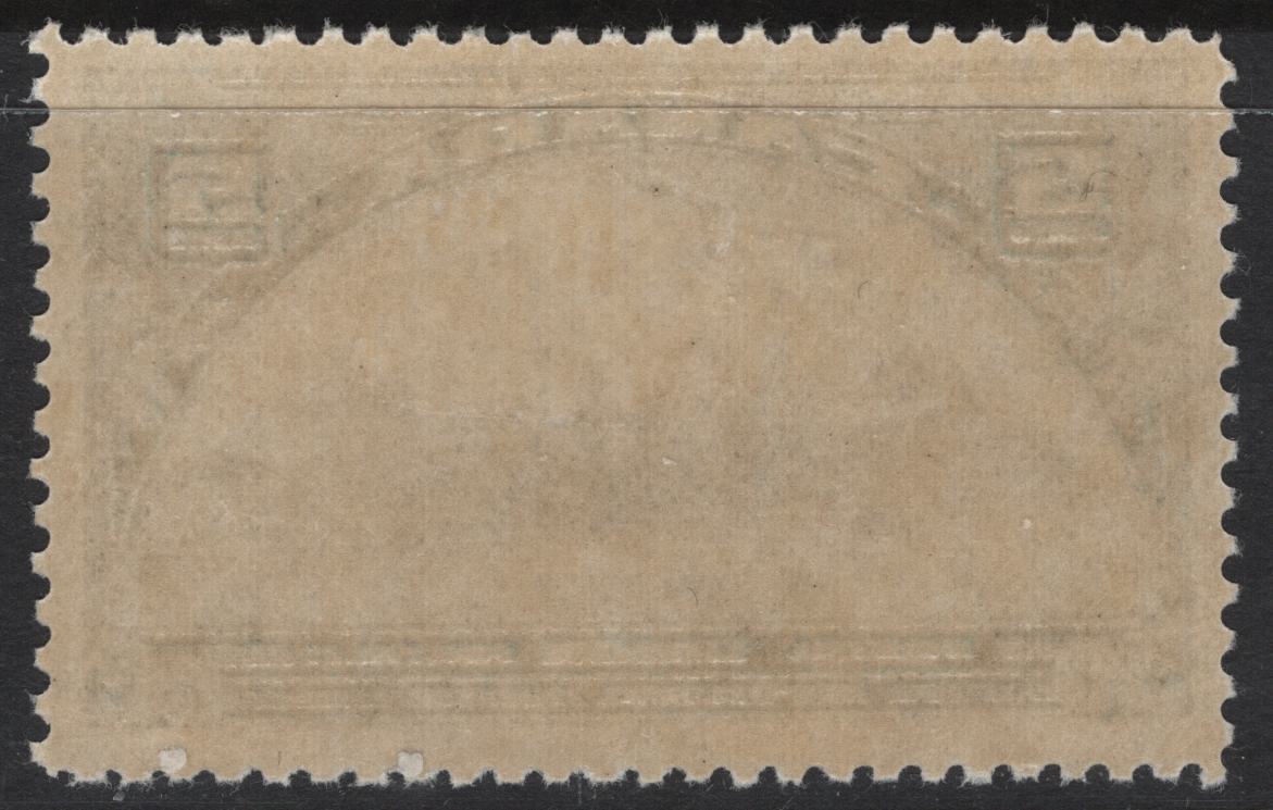 Lot 287 Canada #202var 5c Dull Prussian Blue Parliament Buildings, 1933 UPU Meeting Issue, A FOG Single, Paper BABN-V, Perf 10.85x10.8, Showing Crooked Spire On Center Block Tower.