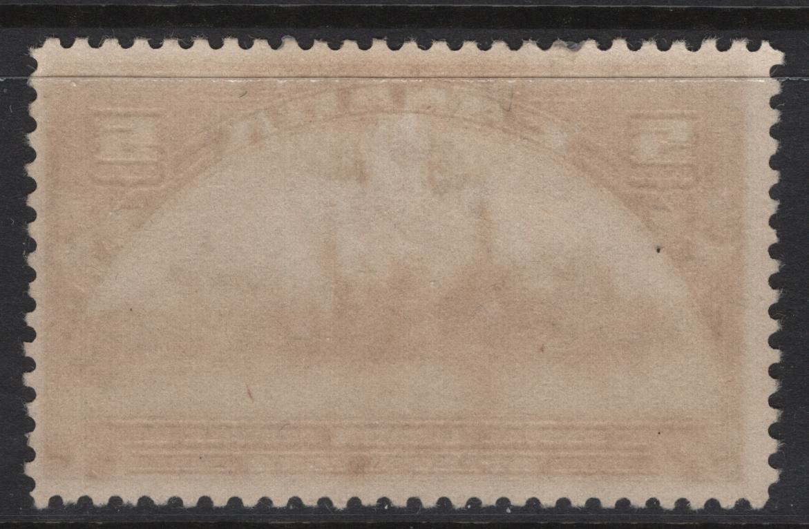 Lot 288 Canada (C) #202var 5c Brown Parliament Buildings, 1933 UPU Meeting Issue, A Fine Unused Single, An Interesting Color Changeling, Ink Color Has Been Changed From Blue To Brown, Interesting Novelty.