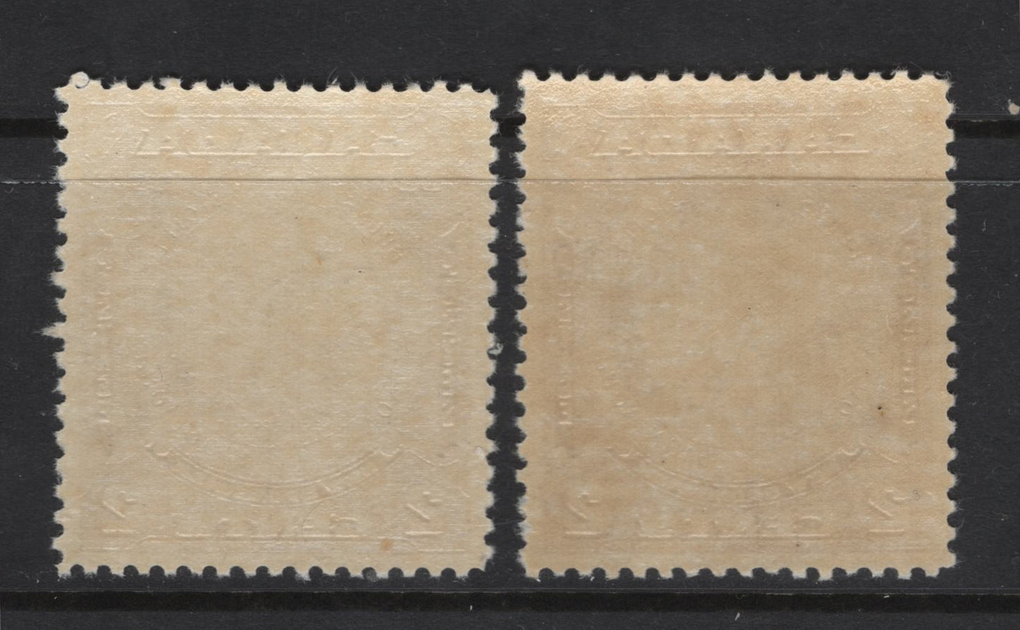 Lot 321 Canada (C) #210 2c Red Brown & Pale Red Brown New Brunswick Seal, 1934 New Brunswick Issue, 2 VFNH Singles, Paper BABN-GG, Perf 10.75x10.85