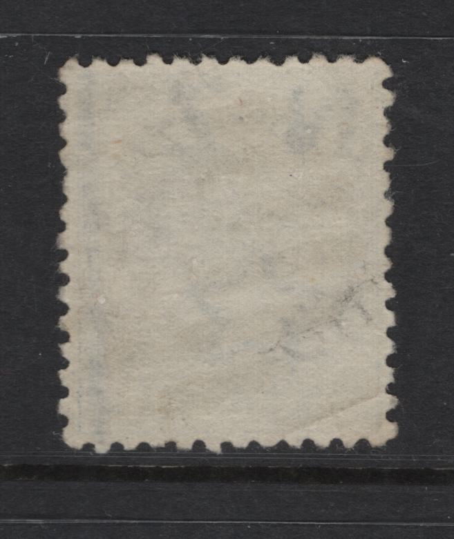 Lot 348 New Zealand (C) SG#192 8d Blue Queen Victoria, 1882-1886 Second Sideface Issue, A Fine Used Single, Perf 12x11.5, Horizontal Mesh Paper, Beautifully Centered, Light Diagonal Crease At Lower Left.