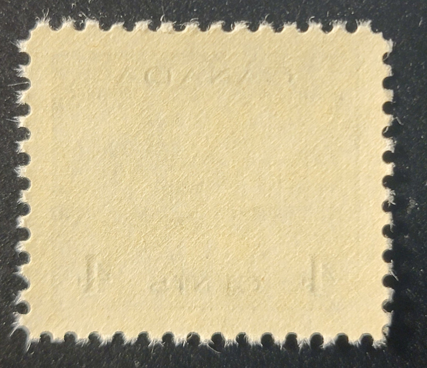 Lot 381 Canada SC#253 4c Deep Slate King George VI, 1942-1949 War Issue, A GEM-NH Single On CBN-ZZZZZZ Paper, Perf. 12 x 11.9