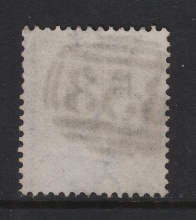 Lot 386 Mauritius (C) SG#63 6d Dull Violet Queen Victoria, 1863-1872 Queen Victoria Keyplate Issue, A Fine Used Single, Crown CC Wmk, Buld B53 Cancel