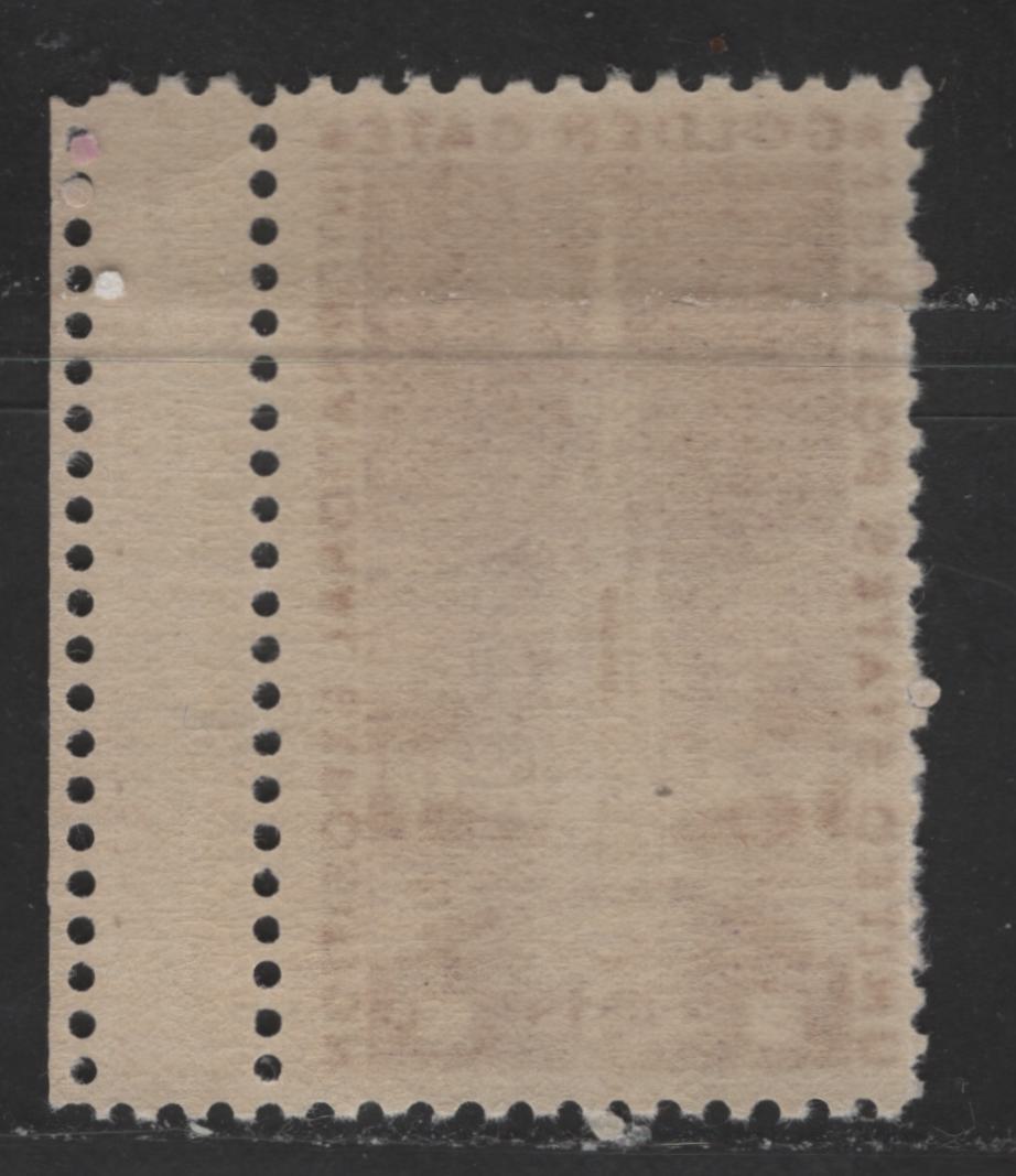 Lot 109 United States Of America #852var 3c Bright Purple Tower Of The Sun, 1939 Golden Gate International Exposition, A VFNH Single With Attached Gutter