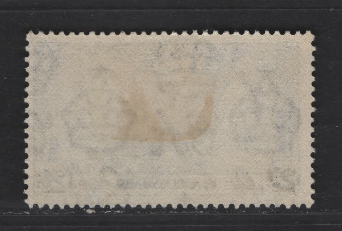 Bahamas #99 2.5d Bright Ultramarine King George VI & Queen Elizabeth, 1937 Coronation Issue, A Fine OG Single With Constant Variety: Two Dots In Margin At UL