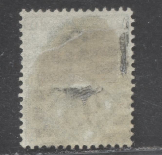 Lot 2 Great Britain SC#64 (SG#148) 1/- Deep Green 1873-1880 Large Coloured Corner Letters, Plate 11 Printing, Spray Of Rose Wmk, #95 London District Cancel, A Very Good Used Example, Estimated Value $60