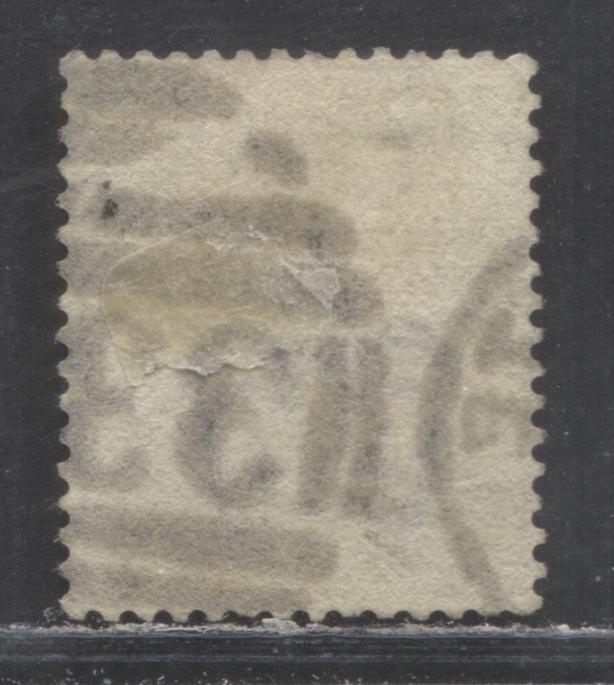 Lot 10 Great Britain SC#84 (SG#160) 4d Grey Brown 1880-1883 Large Coloured Corner Letters, Plate 18 Printing, Imperial Crown Wmk, A Very Good - Fine Used Example, Click on Listing to See ALL Pictures, Estimated Value $25