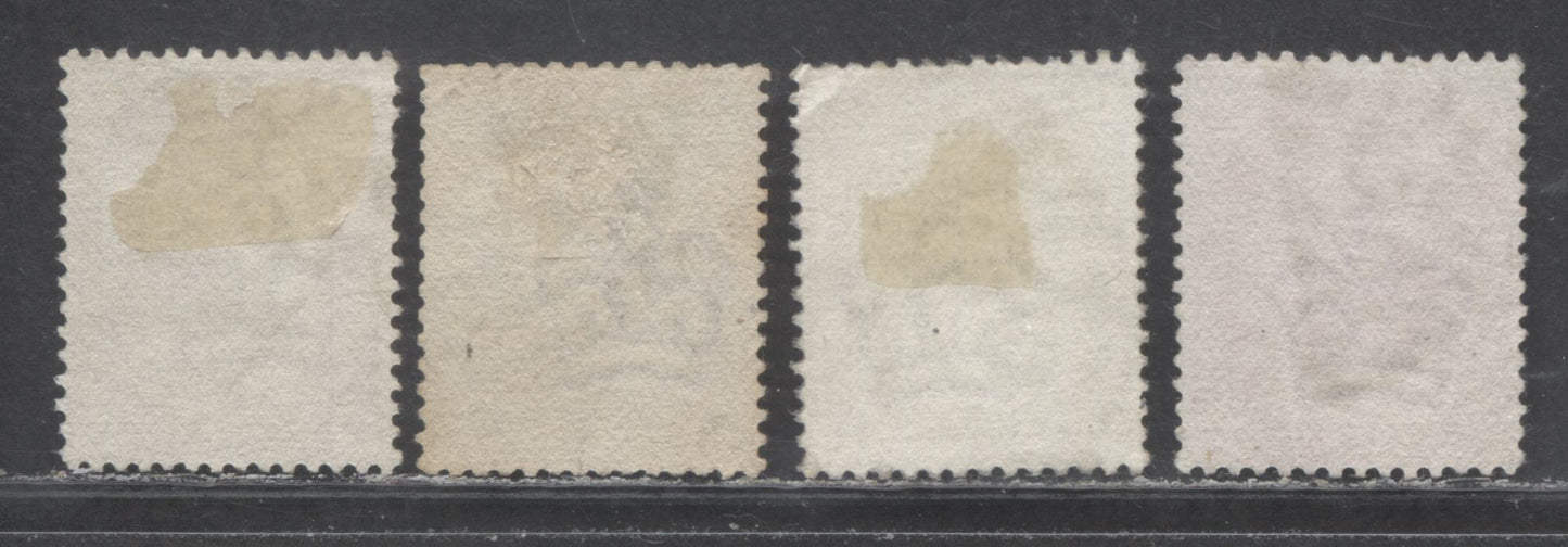 Lot 2 Great Britain SC#79 (SG#166) 1d Venetian Red 1880-1881 Postage Issue , Imperial Crown Wmk, Irish Cancels, 4 Fine/Very Fine Used Examples, Click on Listing to See ALL Pictures, Estimated Value $45