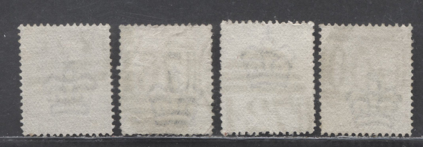 Lot 3 Great Britain SC#79 (SG#166) 1d Red Brown 1880-1881 Postage Issue , Imperial Crown Wmk, England & Wales Cancels, 4 Fine Used Examples, Click on Listing to See ALL Pictures, Estimated Value $30