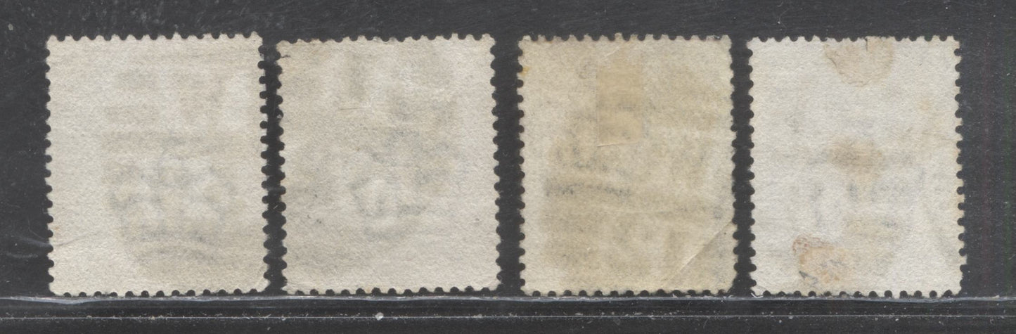 Lot 3 Great Britain SC#79 (SG#166) 1d Red Brown 1880-1881 Postage Issue , Imperial Crown Wmk, London District Barred Oval Cancels, 4 Very Good - Fine Used Examples, Click on Listing to See ALL Pictures, Estimated Value $20