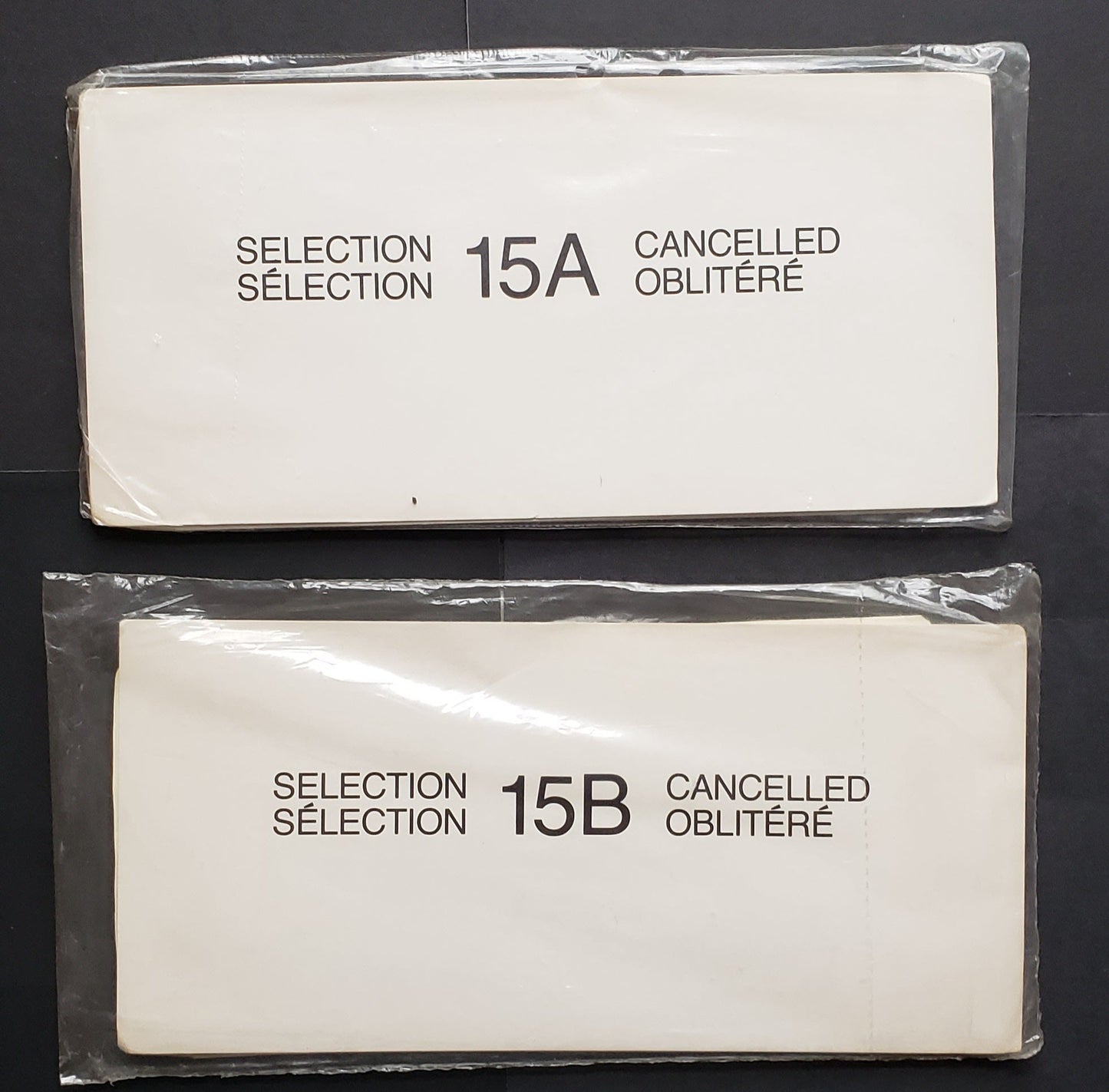 Lot 295 Two Sealed Packs Containing Floral Aerogrammes From Series A and B With October 17, 1973 First Day Cancels