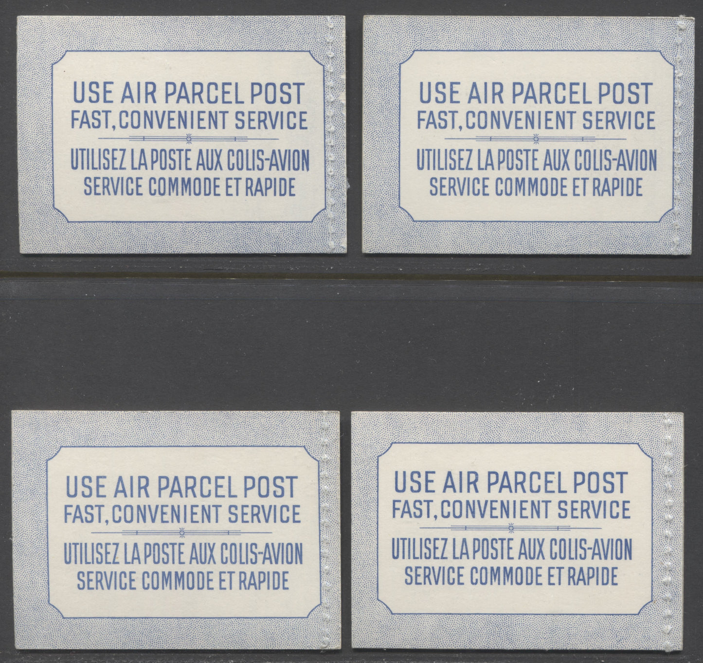 Lot 45 Canada #BK48b 1954 Wildlife Week Issue Complete 25c, 4 Stitched Bilingual Booklet Containing 1 Pane of 5 + Label of the 5c Ultramarine Beaver, Harris Cover IIIg/IIIh-Mi/Mii