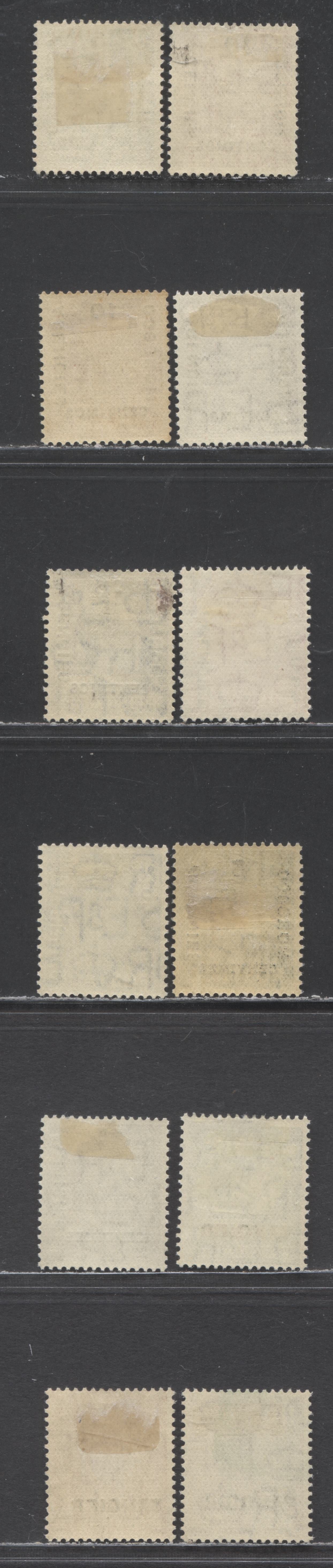 Morocco Agencies SC#78-81, 79a, 24-245, 437-438, 511-513 1936 Edward VIII Overprints Issue, Complete Including The Scarcer 15mm Overprint On The Spanish Currency 1d, 12 F/VF OG Singles, 2022 Scott Classic Cat. $6.9 USD