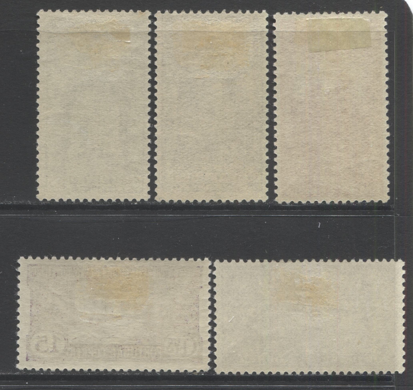 Lot 153 Portugal SC#528/533 1931 St. Anthony of Padua Issue, A Mostly VFOG Partial Set Missing Only the 1.25e (Offered as Lot 276), 2022 Scott Classic Cat $46.30 USD