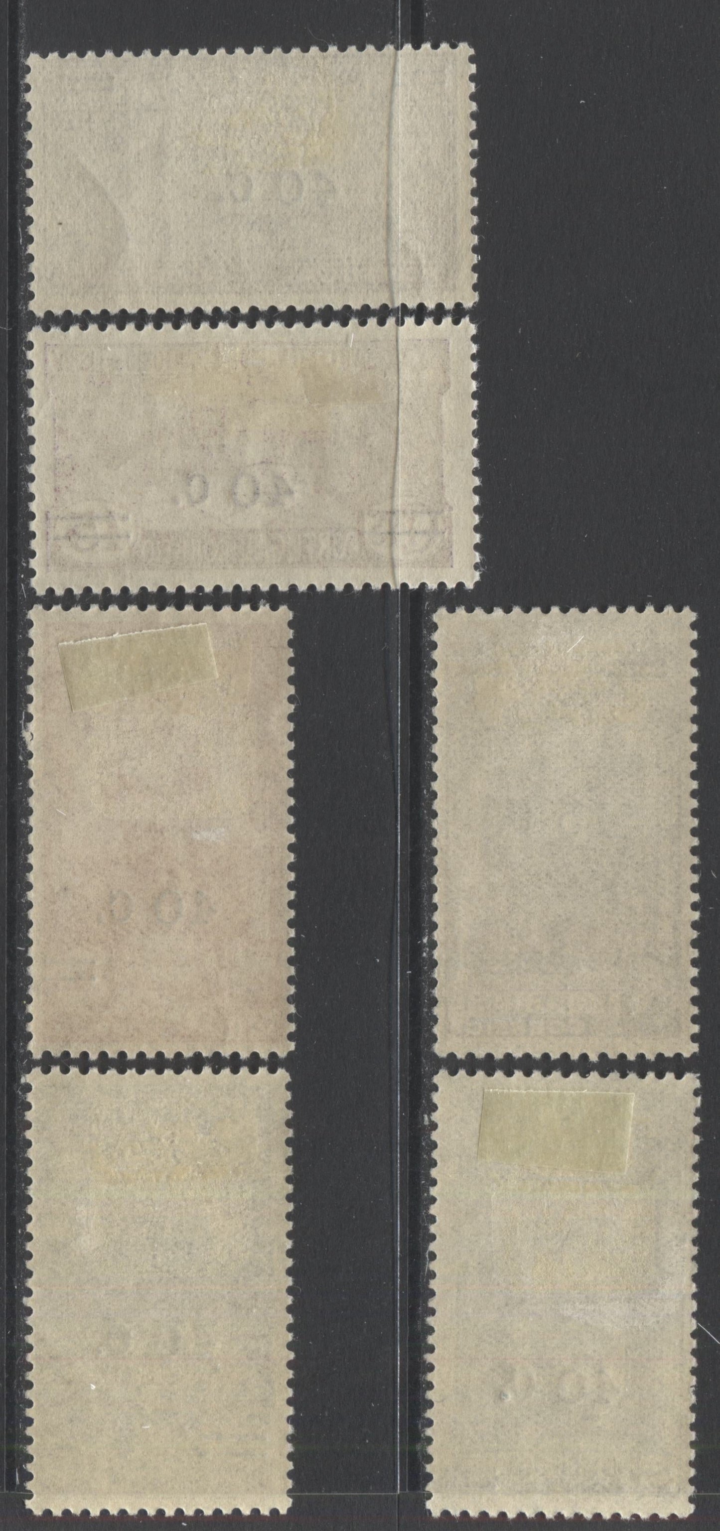 Lot 155 Portugal SC#543-548 1933 Surcharged St. Anthony of Padua Issue, A Mostly VFOG Complete Set, 2022 Scott Classic Cat $29.25 USD