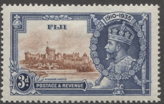 The Shades of Blue Used on De La Rue Printings of the 1935 Silver Jubilee Issue