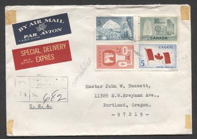 Collecting Modern Canadian Postal History 1952-Date