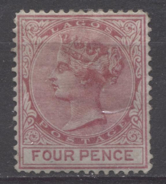 Distinguishing the Six Printings of the 4d Rose Queen Victoria Crown CC Keyplate Perforated 14 (1876-1880)