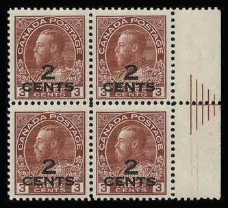 Marginal Markings of The 1911-1928 Admiral Issue
