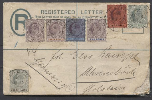 Postal History of the 1904-1906 King Edward VII Keyplate Issue of Lagos
