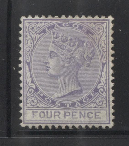 Printings of the 4d Mauve Queen Victoria Keyplate Definitive Watermarked Crown CA 1884-1886