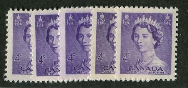Shade, Perforation, Paper and Gum Varieties on the Karsh and Heritage Definitives of 1953-1967