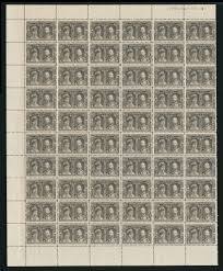 Sheets and Plate Multiples of the 1908 Quebec Tercentenary Issue