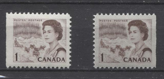 The 1c Brown Northern Lights and Dogsled Stamp of the 1967-1973 Centennial Issue - Part Three