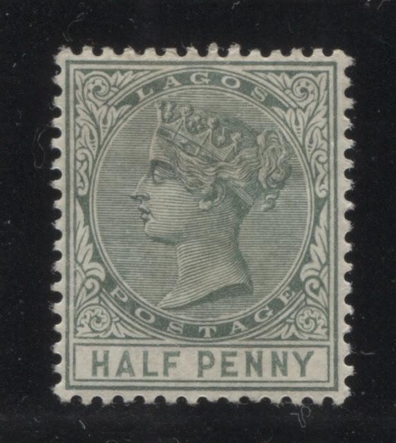 The First Printings of the Halfpenny Green Queen Victoria Keyplate of Lagos 1885-1886