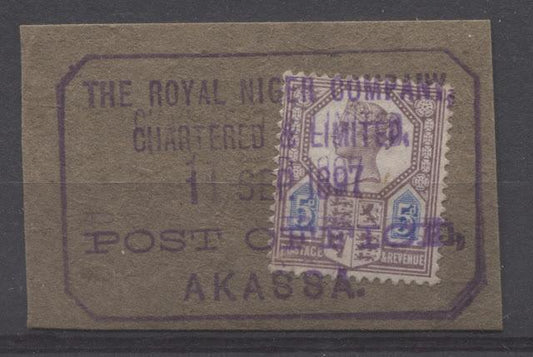 The Overprinted Great Britain Issues Of Niger Coast Protectorate 1892-1894 Part Four