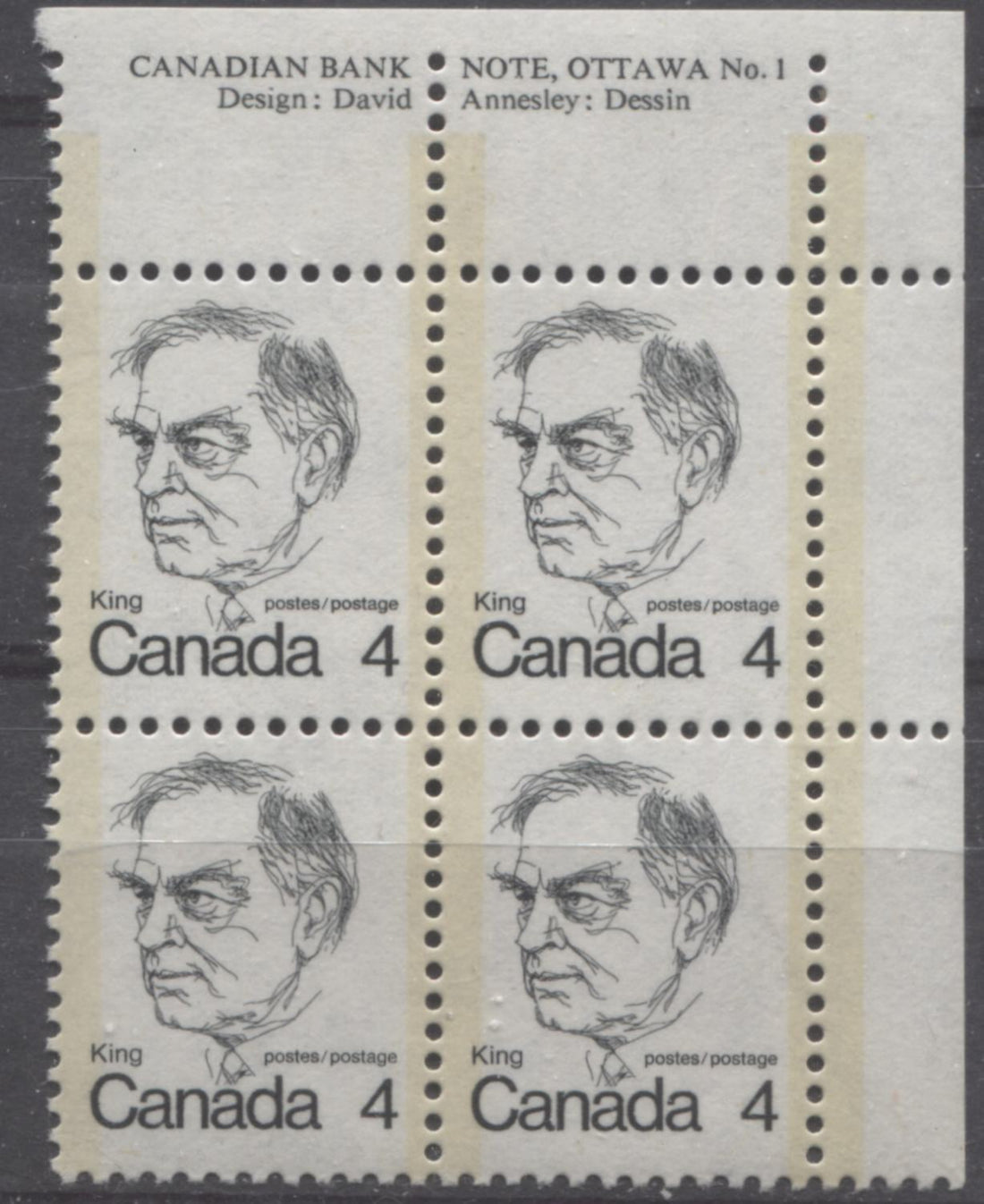 The Perforations on the 1972-1978 Caricature Issue
