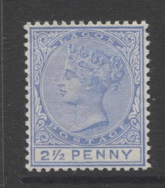 The Printings Of The 2.5d Ultramarine Queen Victoria Keyplate Stamp of Lagos 1891-1904 Part Two