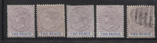 The Printings Of The 2d Lilac and Blue Keyplate Stamp of Lagos 1891-1904 Part Three