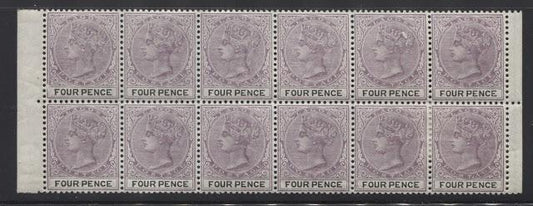 The Printings of the 4d Lilac and Black Queen Victoria Keyplate Stamp of Lagos - Part Two