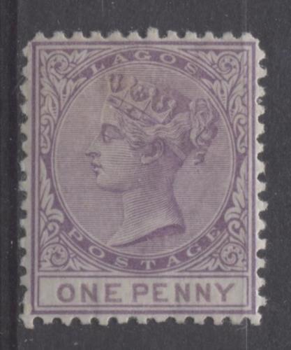 The Queen Victoria Surface Printed Issue of Lagos Perforated 12.5 Line 1874-1876