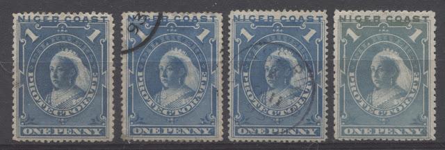 The Unwatermarked Queen Victoria First Waterlow Issue of Niger Coast Protectorate Part Three - The 1d Blue