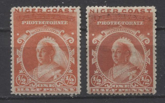 The Unwatermarked Queen Victoria First Waterlow Issue of Niger Coast Protectorate Part Two