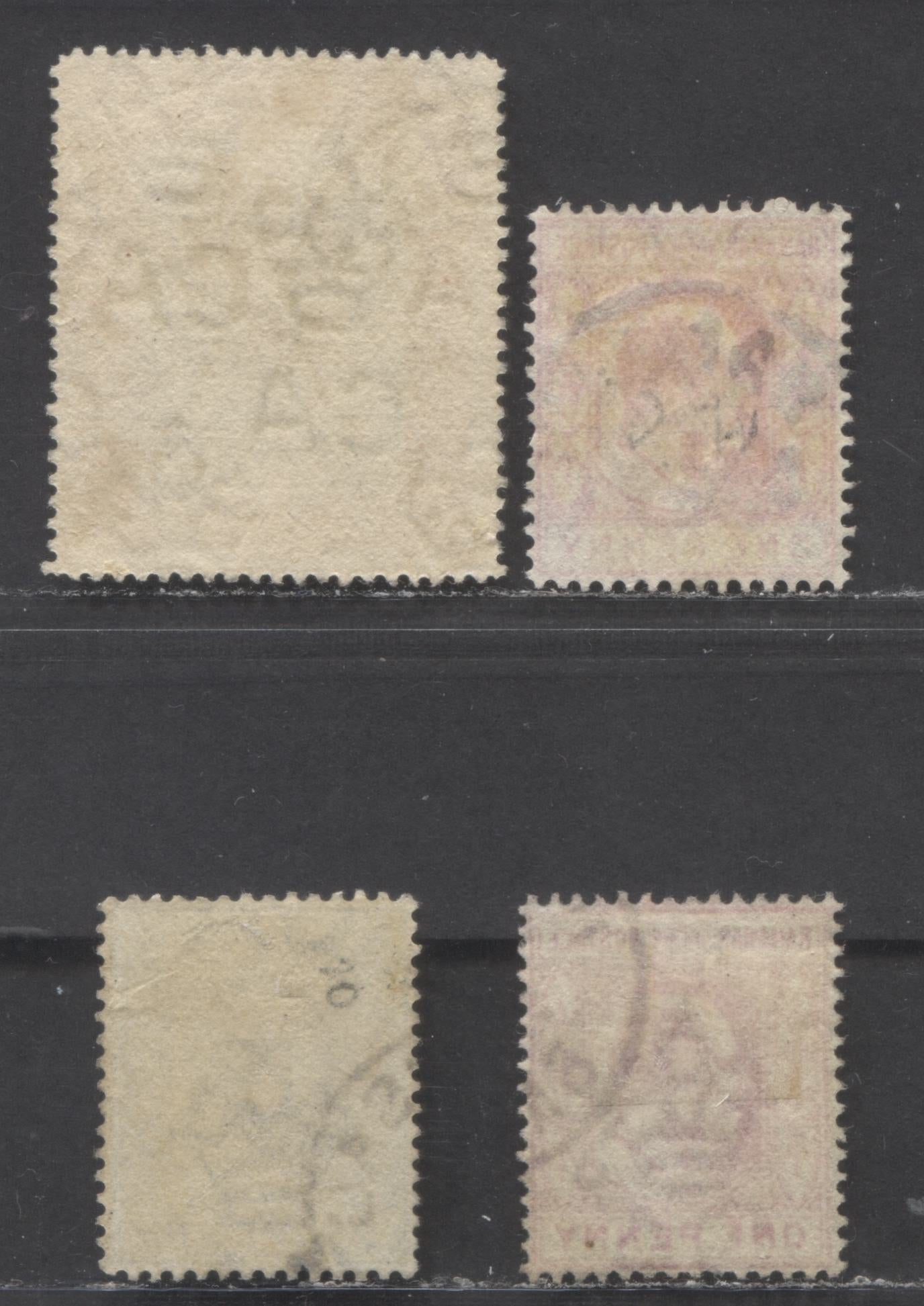 Lot 51 Bahamas SC#37/48 1902-1911 Edward VII Issue, Crown CA & Mult Crown CA Wmks, 4 F/VF Used Singles, Click on Listing to See ALL Pictures, 2022 Scott Classic Cat. $10 USD