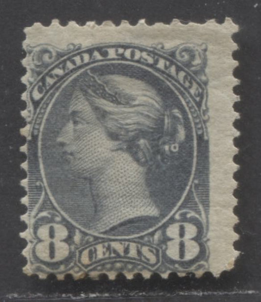 Lot 6 Canada #44b 8c Slate Queen Victoria, 1888-1897 Small Queen Issue, A VGOG Single