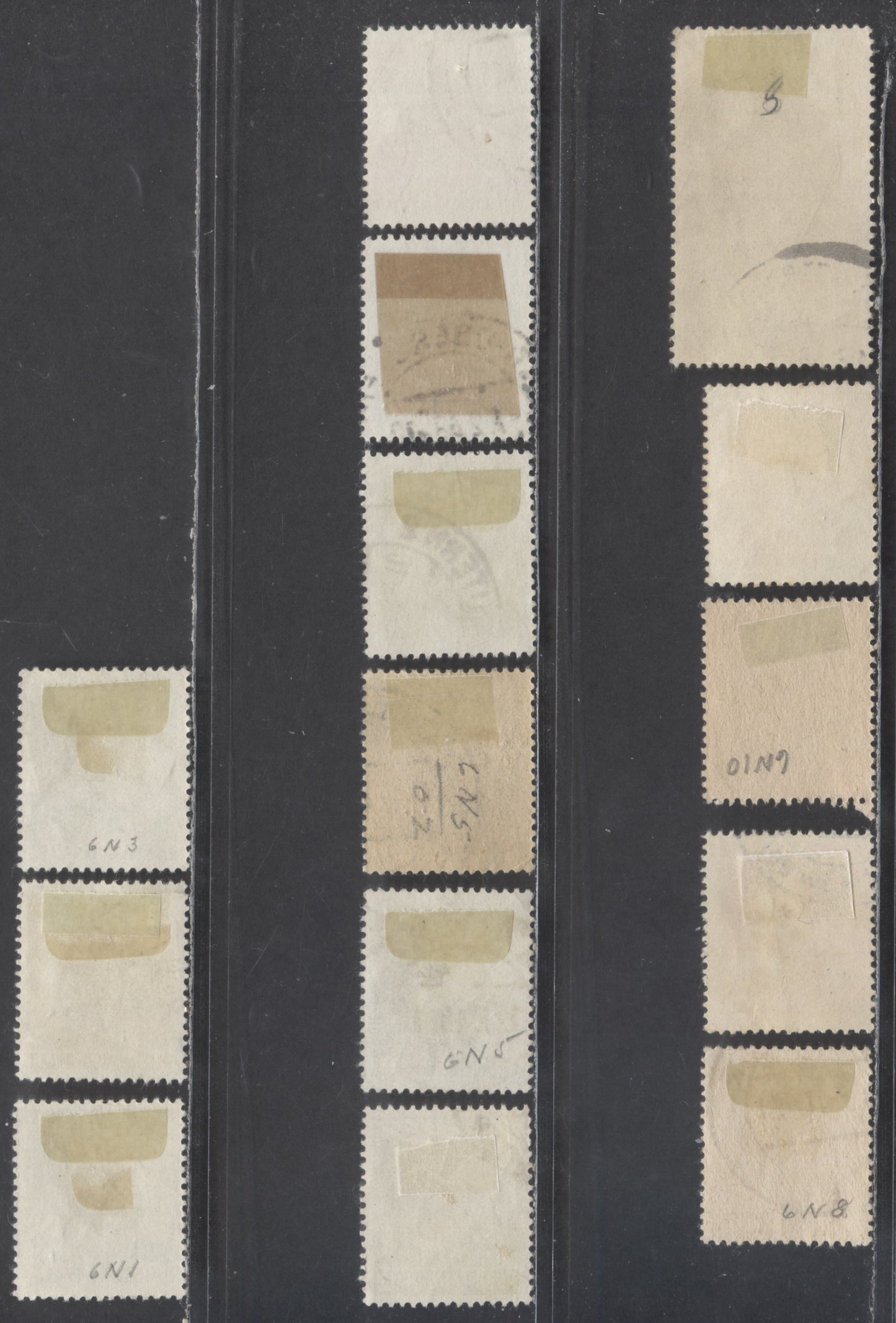 Lot 86 Germany SC#6N1-6N15 1947-1948 Definitives, Plus Additional Shades Of The 15pf & 24pf, 14 Very Fine Used Singles, Click on Listing to See ALL Pictures, 2017 Scott Cat. $7.7 USD