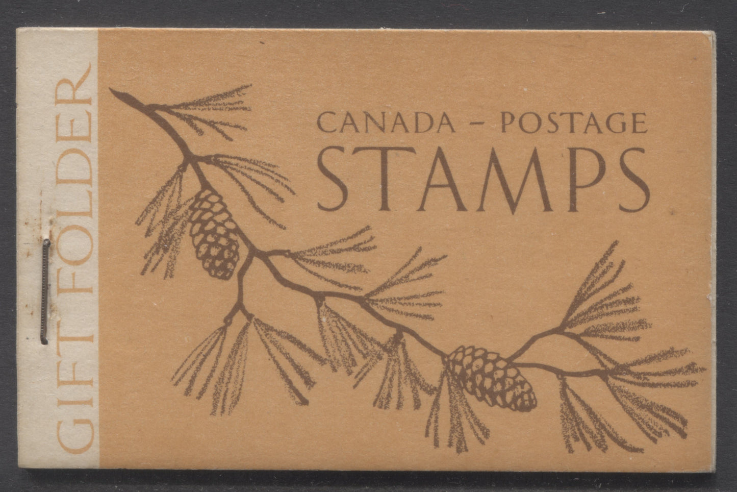 Lot 63 Canada #BK39cE (McCann) 1942-1947 War Issue, A Complete $1 English Booklet With 3c Rose Violet & 4c Dark Carmine Panes Of 4 & 2 Panes Of 4 Of 7c blue. Combination Gift Booklet, 12mm Staple, English Text, 404,500 Issued