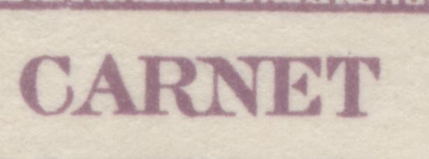 Canada #BK40bBIIIdGi 1949-1951 KGVI Issue, A Complete 25c Bilingual Booklet With 3c Rose Violet, 2 Panes Of 4+2 Labels. Front Cover IIId, Back Cover Gi, Type II Cover, No Rate Page, Showing Die Join At Top Front Cover