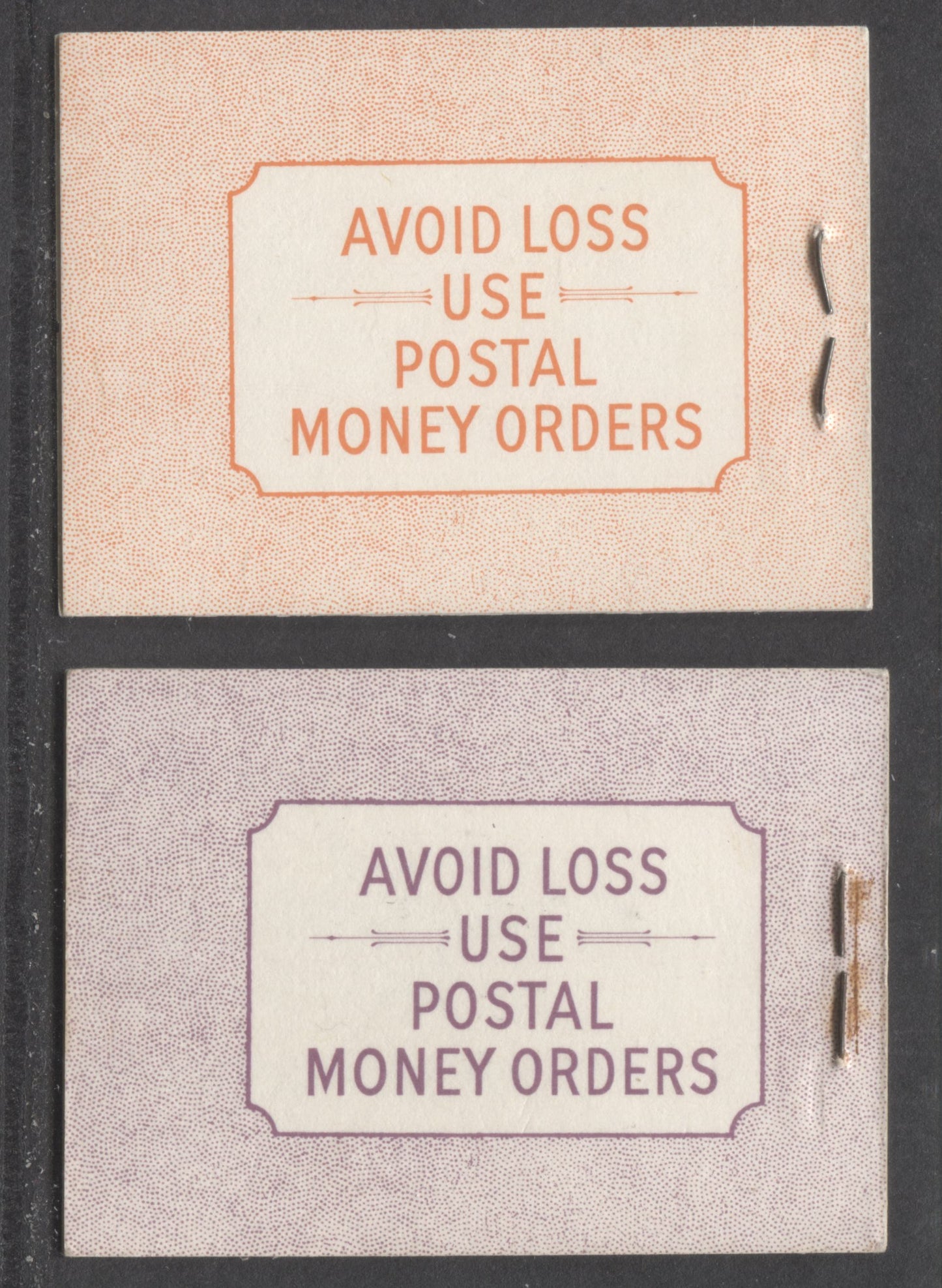 Lot 6 Canada #BK45E & BK46E 1953 Karsh Issue, 2 Complete 25c English Booklet Made Up Of 4c Violet, 1 Pane Of 6 & 3c Carmine Rose, 2 Panes Of 4+Labels, Front Cover IIe & Iii, Back Covers Eiv, Type II Covers, No Rate Pages