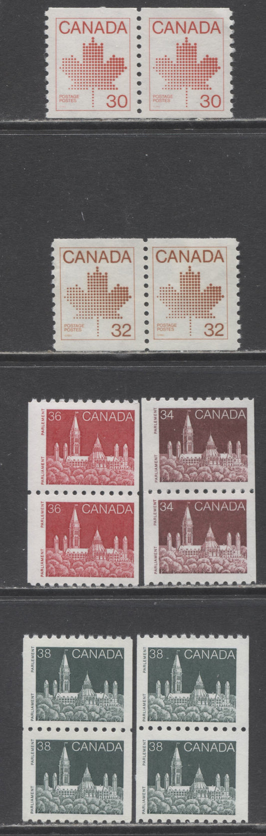 Canada #2212-2214a 52c-$1.55 Multicolored Iceberg & Ottawa, 2007 Mary –  Brixton Chrome