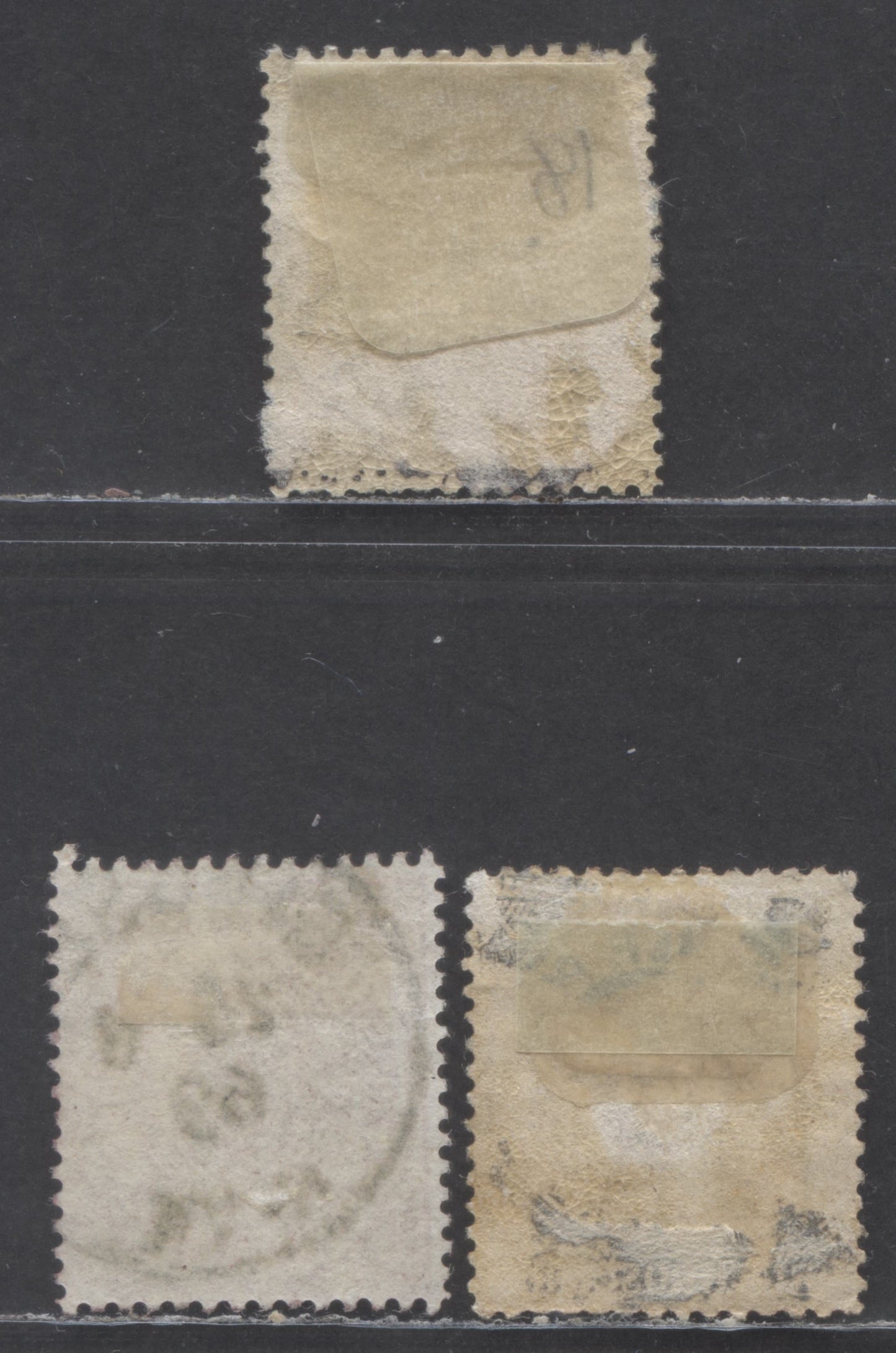 Lot 76 Germany - North German Confederation Mi#16 (16)/21 (21) 1869 Perforated Numeral Issue, 3 Fine/Very Fine Used Singles, Click on Listing to See ALL Pictures, Estimated Value $13