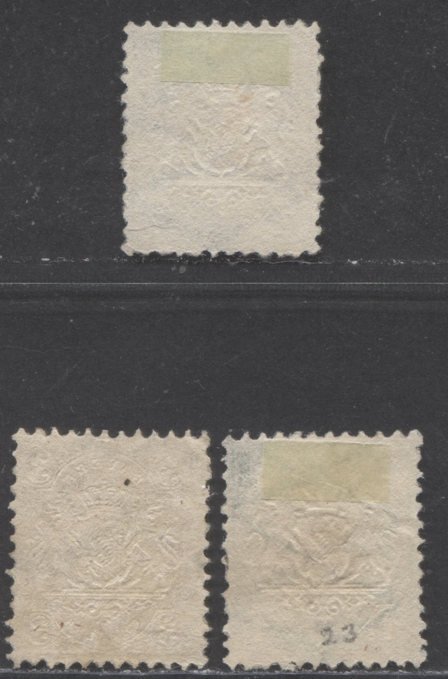 Lot 82 Germany - Bavaria Mi#22Ya (23)/25Yb (26) 1870-1872 Arms Issue, 17mm, Perf 11.5, Diamond Wmk, 3 Fine/Very Fine Used Singles, Click on Listing to See ALL Pictures, Estimated Value $10