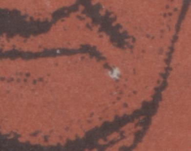 Lot 118 Germany - Berlin Mi#197var (SC# 9N175var) 20pf Red 1961 Bockler, White Spot At Corner Of Mouth On Left Stamp, Constant Unlisted Variety, A VFOG Pair, Click on Listing to See ALL Pictures, Estimated Value $10
