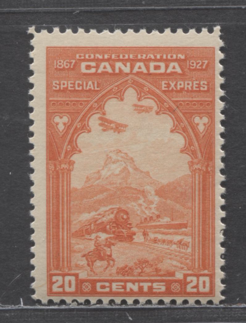 Canada #E3 20c Orange, 1927 Confederation Issue - Special Delivery Issue, A FNH Single