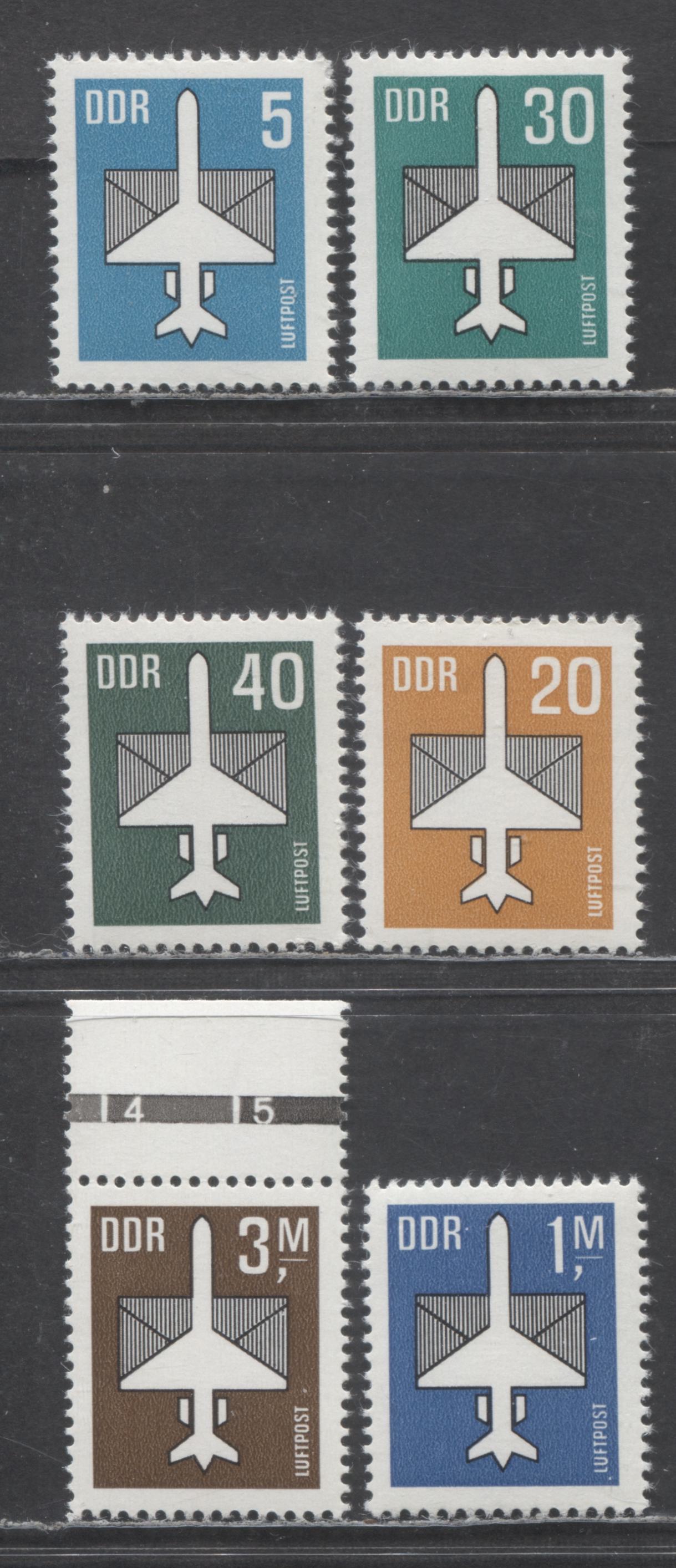 Lot 220 German Democratic Republic Mi2751 (C8)/2868 (C15) 19821987 A