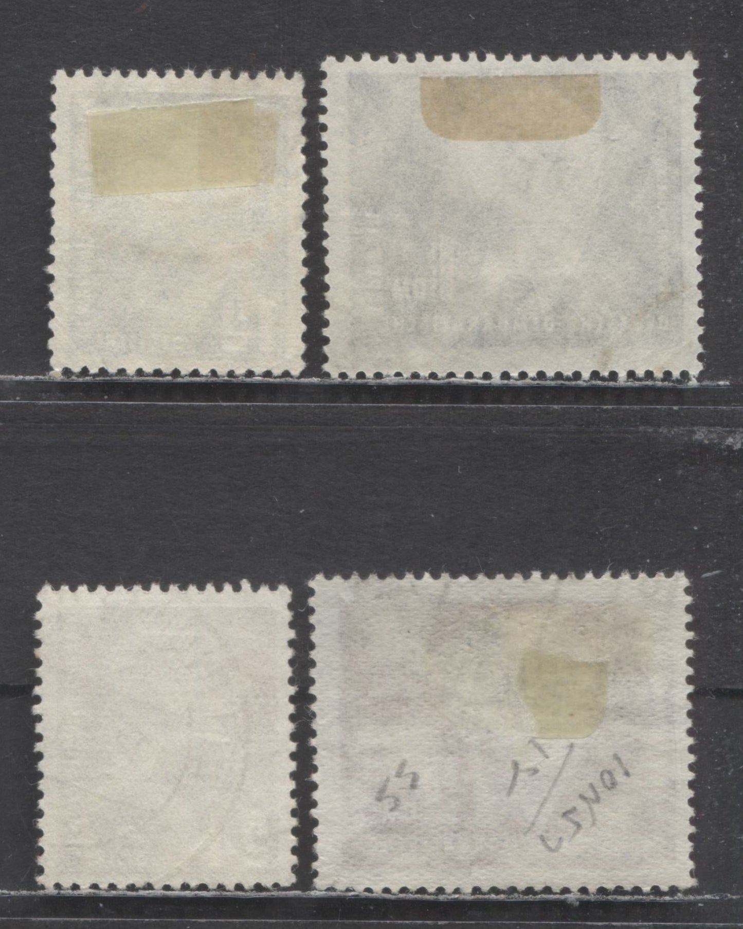 German Democratic Republic Mi#251 (54)-254a (57) 1950-1951 Pieck Definitives, Postally Used, Multiple Rosettes Wmks, 4 Fine/Very Fine Used Singles, Click on Listing to See ALL Pictures, Estimated Value $15